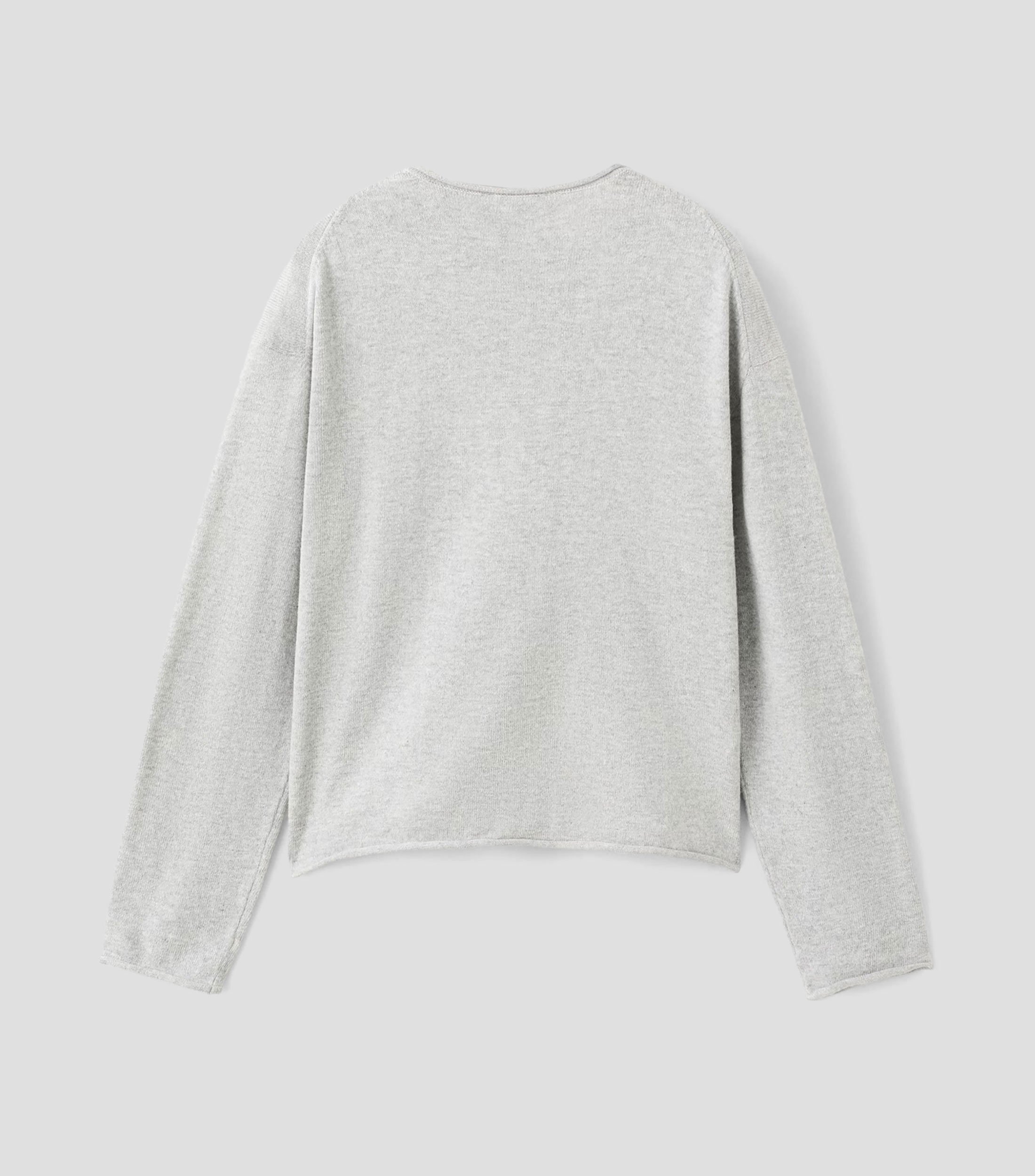 Suéter cuello redondo jaspeado Niña